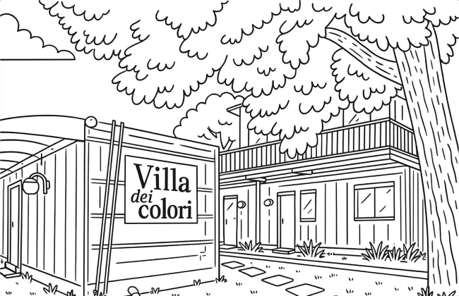 Cena tranquila gerada pela LoveGoods, ideal para colorir com calma